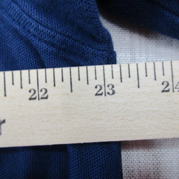 Tommy Bahama Polo Shirt Mens‎ Large Navy Golf Performance Short Sleeve Side Slit - Picture 7 of 7